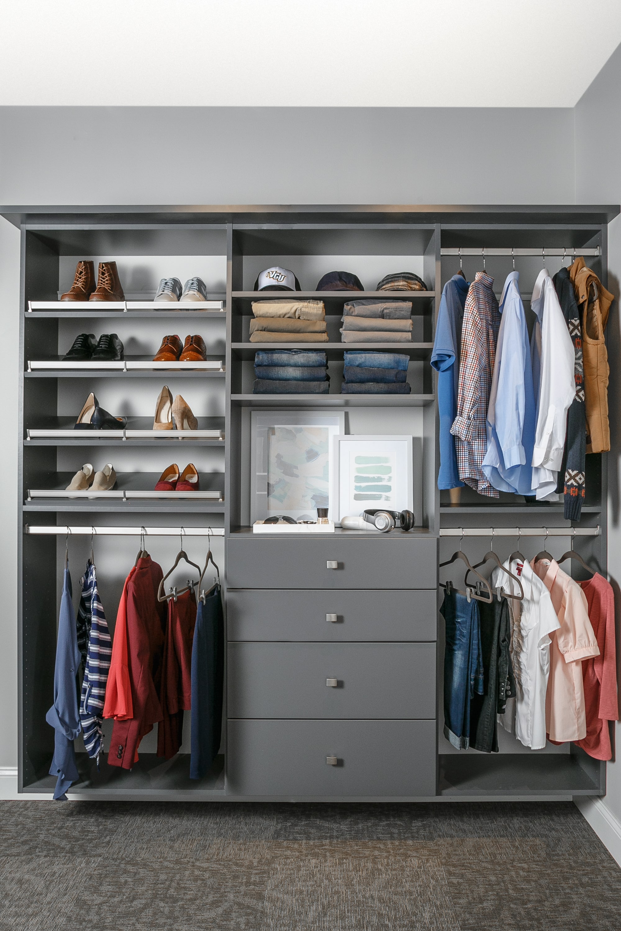 Custom Reach In Closet Organizers Inspired Closets Custom Closets 