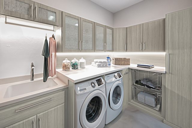 Laundry Room Storage & Cabinet Solutions | Inspired Closets