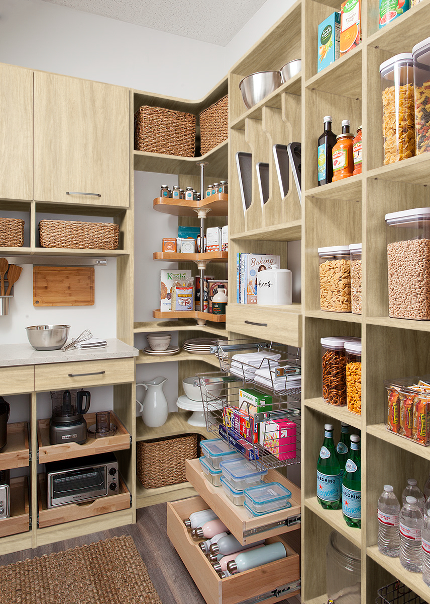 Creative pantry solutions from Inspired Closets