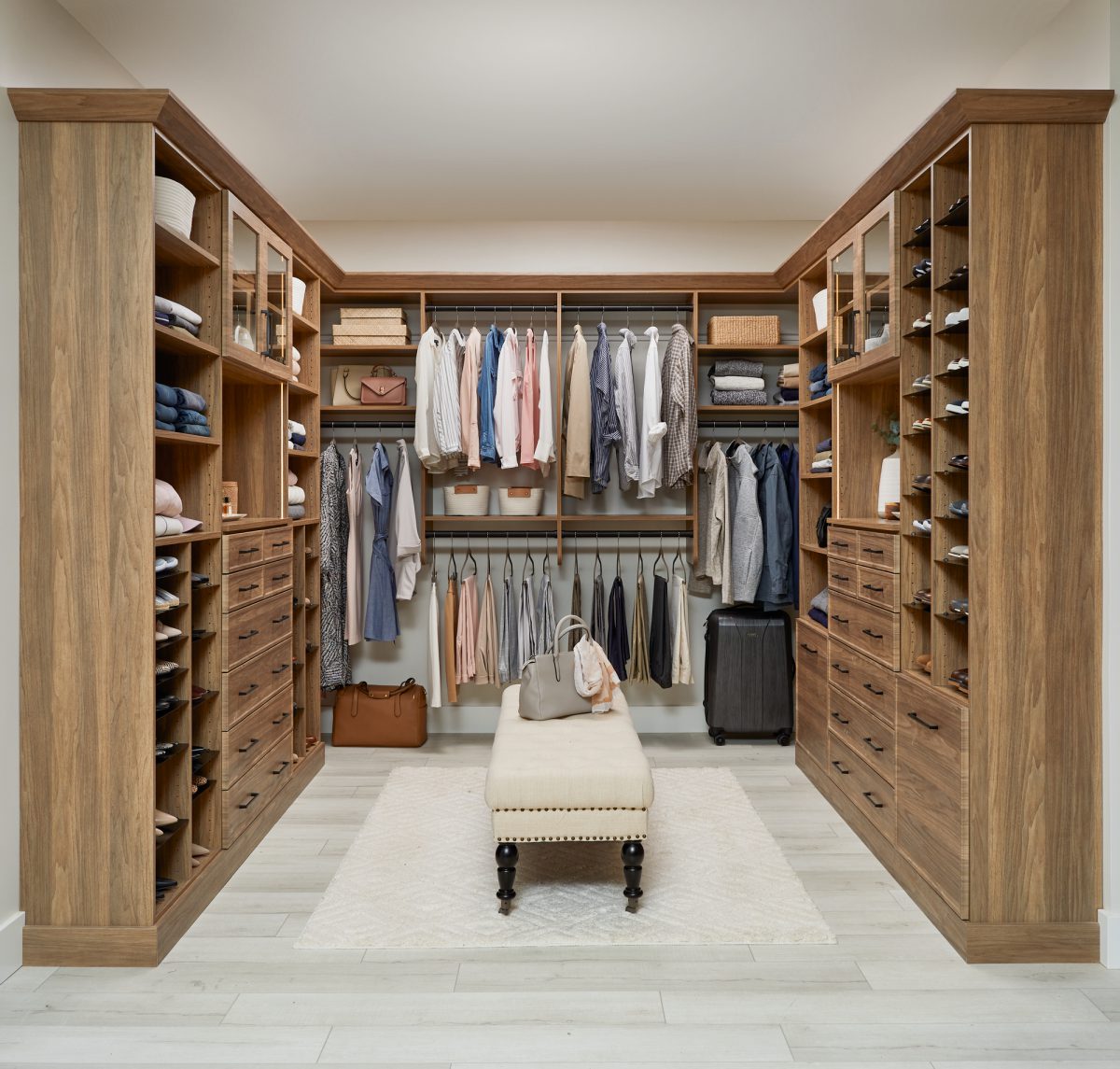 Custom WalkIn Closet Custom His & Hers Closet Inspired Closets