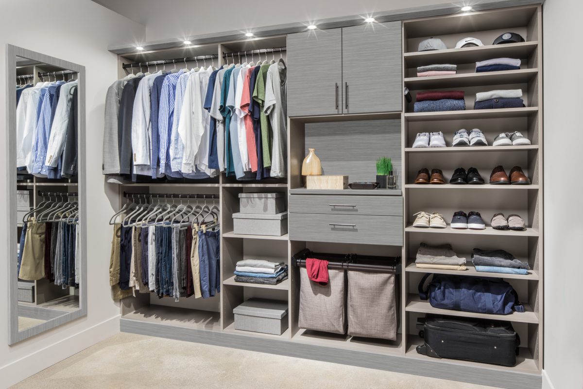 Custom Mens Walk-In Closet Organizers | Inspired Closets