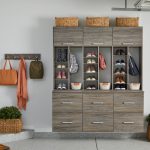 Entryway storage in your garage from Inspired Closets