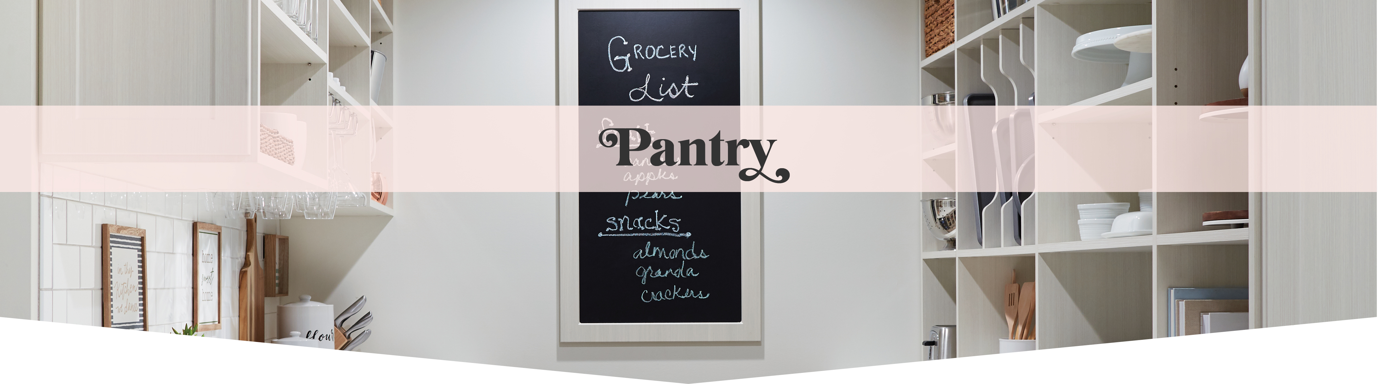Custom Pantry from Inspired Closets Learning Center
