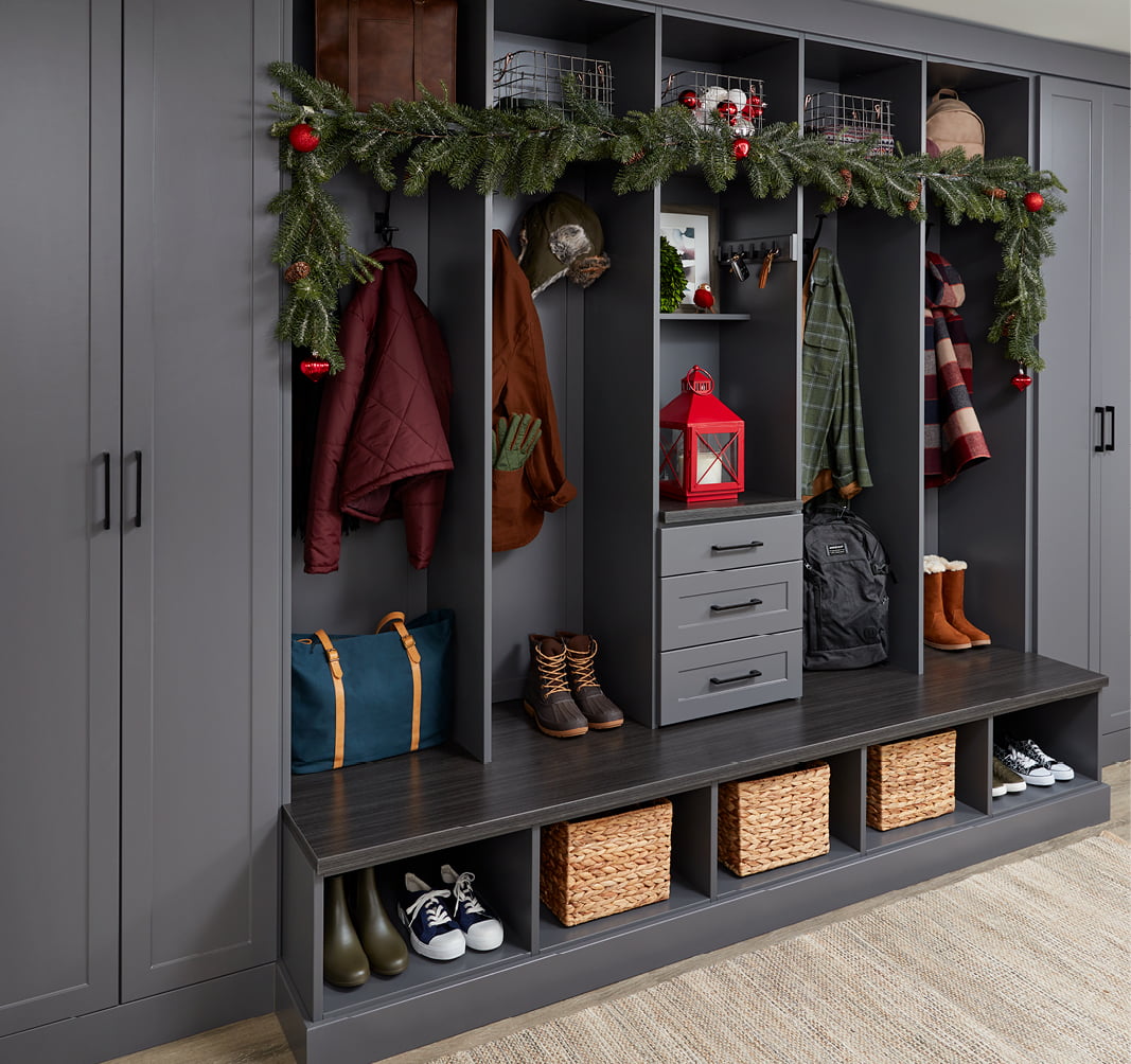 Organizing the Entryway during the holidays from Inspired Closets