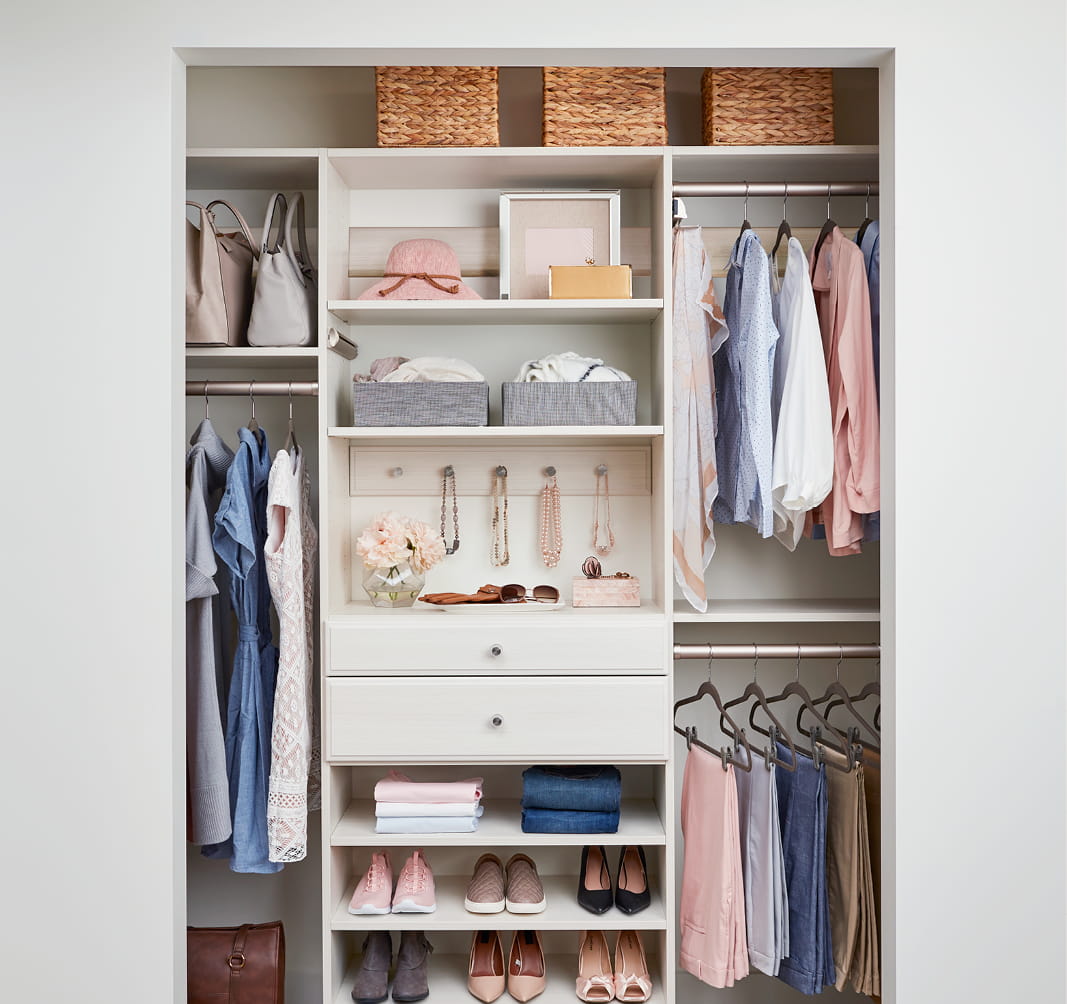 Organizing a guest closet in the holidays from Inspired Closets