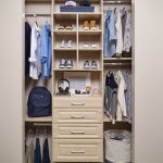 Closet with for hanging storage for a young boys cloths from Inspired Closets