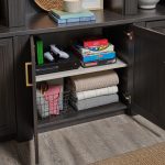 Family game storage for an at home library from Inspired Closets