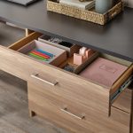 Drawer storage solutions for home offices from Inspired Closets