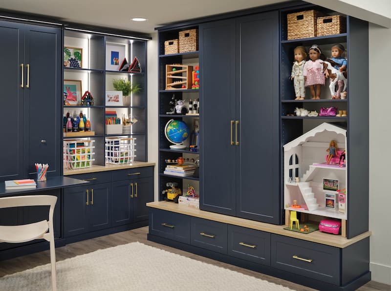 Add Functionality a spare room with storage for kids and guests