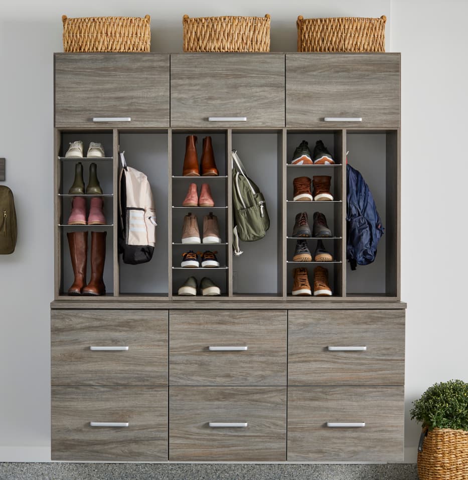 Dedicated Cabinets for Shoes and Bags