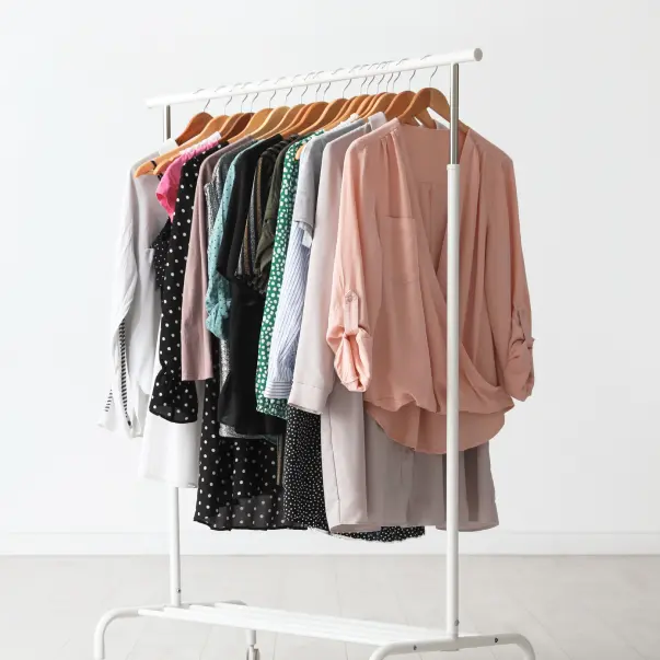 Clothes on Rack