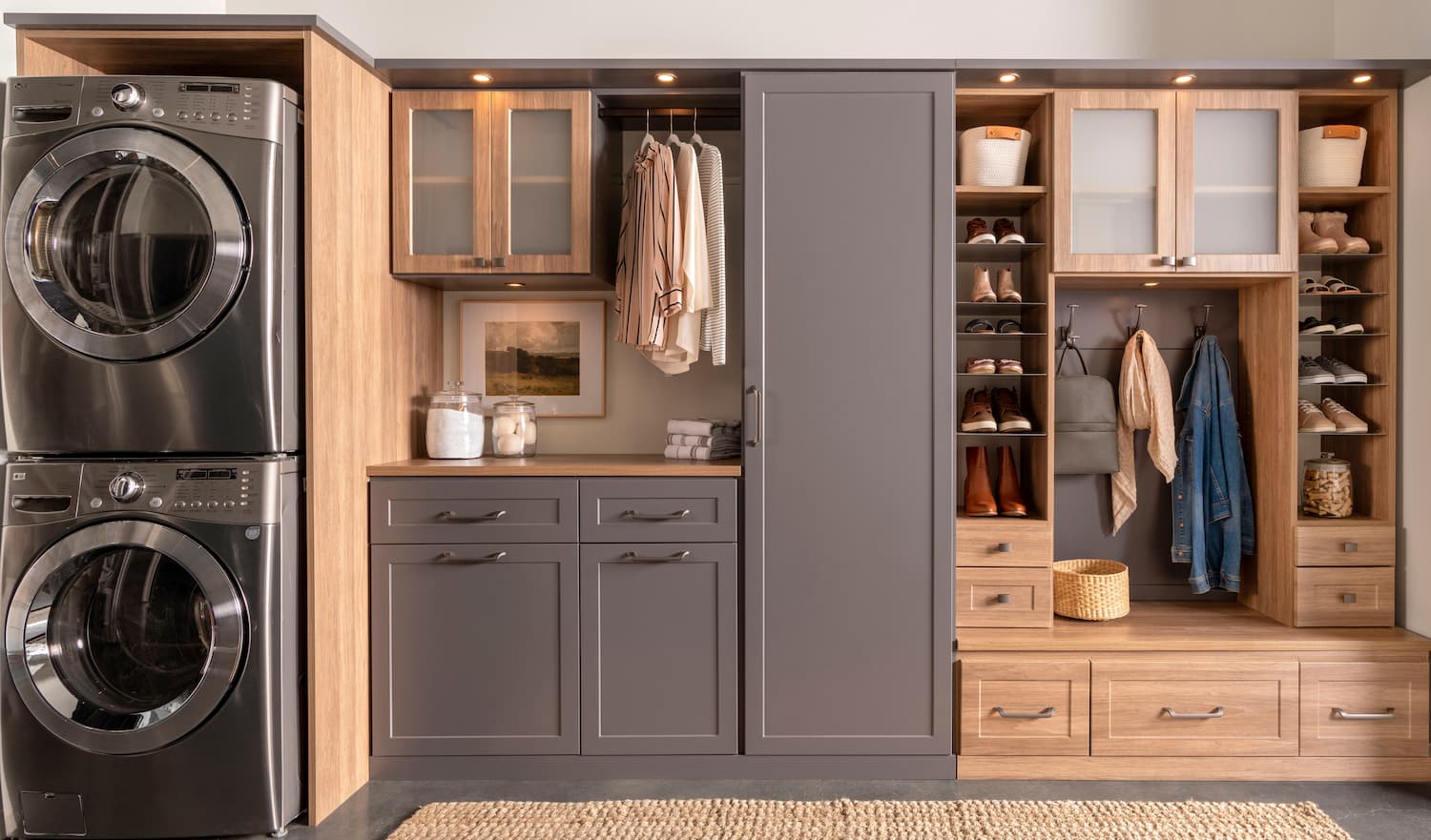 Mudroom with Laundry