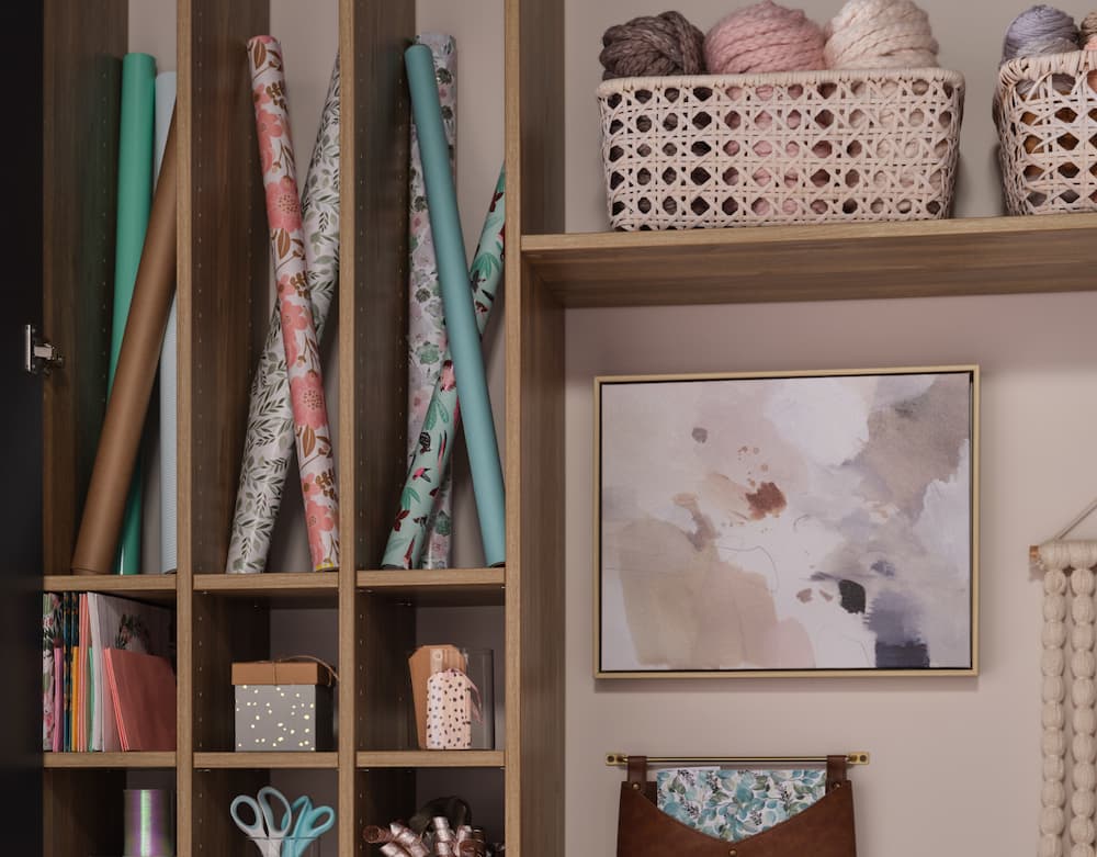 Craft Closet - Shelves