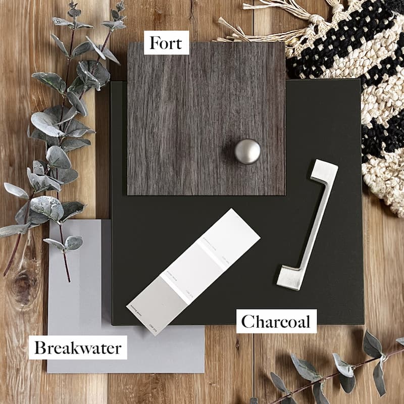 Breakwater, Fort, and Charcoal Color Examples