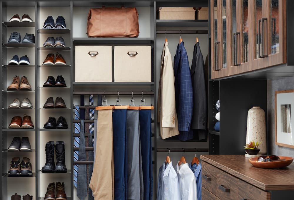 men's closet