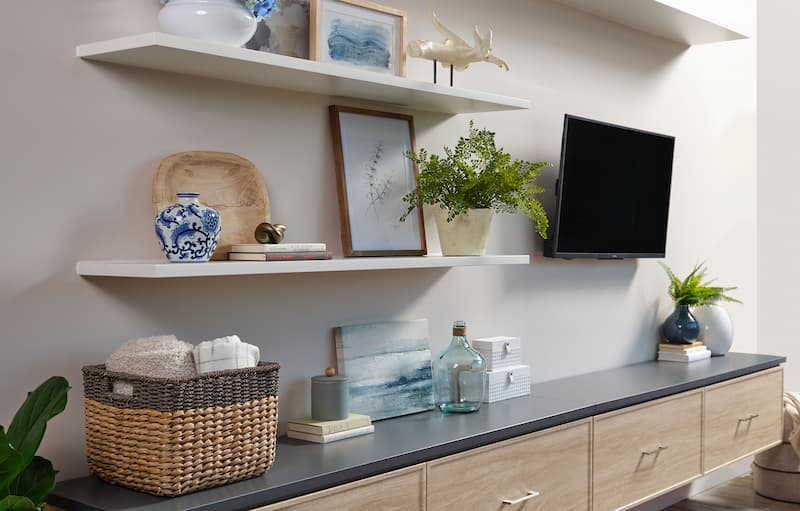 Living Room Shelves