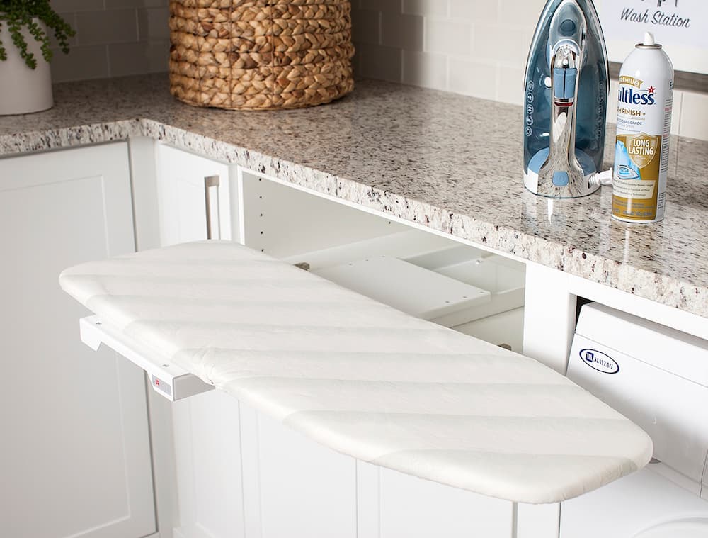 Laundry Room with Pull-out Ironing Board