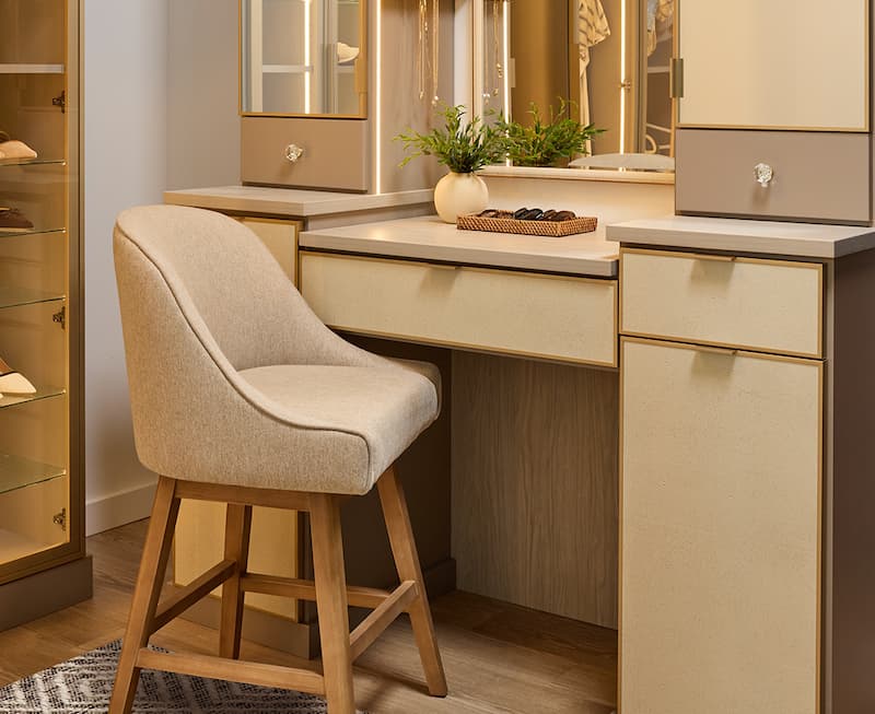 Closet with Vanity