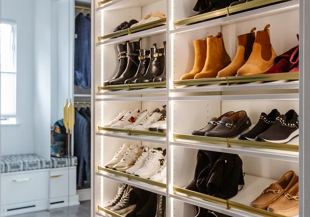 Shoes in Closet