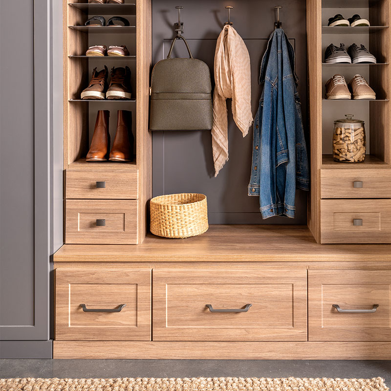 Natural Wood grain Cabinets