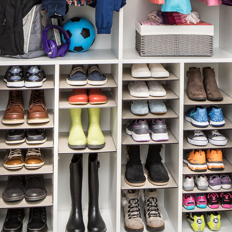 Mudroom Shoe Organization 2