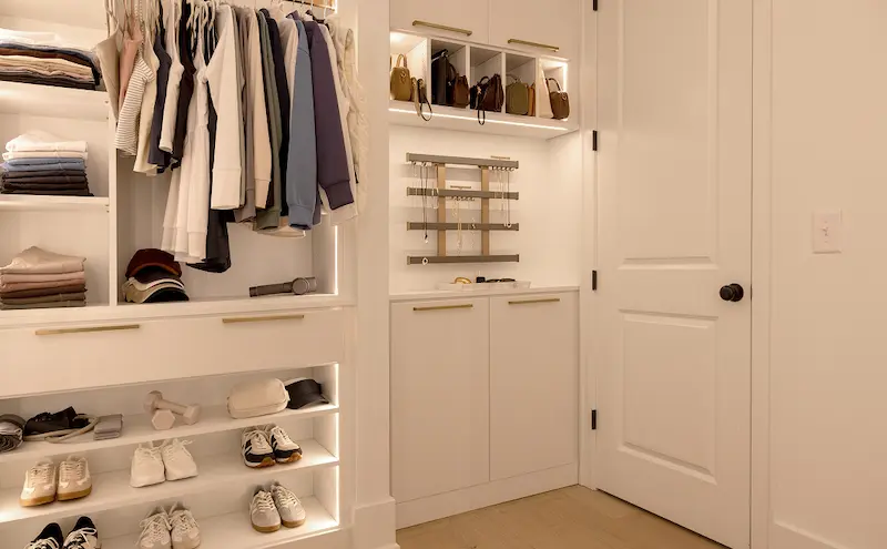 white closet