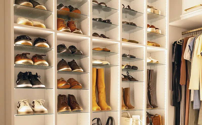 Shoes on Shelf