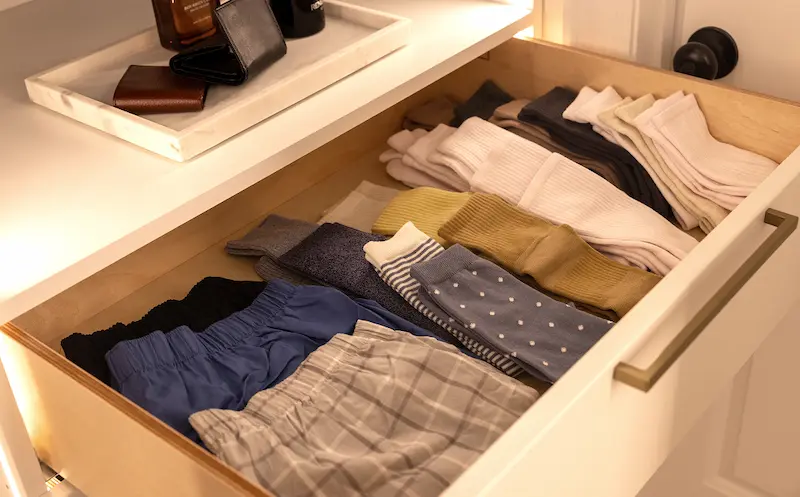 White Closet Drawer